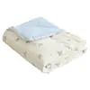 Manta de algodão puro para bebê para outono e inverno, espessa para aquecer, adequada para recém-nascidos, bebês e crianças em idade pré-escolar para cochilos e uso com ar condicionado