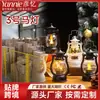 Lámpara de Aceite Pequeña LED Retro Transfronteriza Bolso Estilo Lámpara de Viento Lámpara de Velas Digital Decoración de Navidad Halloween Luz Nocturna