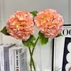 Hidratante Tacto en Mano Jacinto Hortensia Grande Flor Artificial Flor de Seda Flor Falsa Decoración de Sala de Estar Boda Boda Hogar Decoración Suave