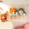 Cuerda de Algodón Tejida a Mano Nórdica Almacenamiento Libro Muñeca Habitación Infantil Adornos Colgantes Adornos de Almacenamiento Decoración Colgante para Alojamiento