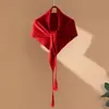 Nuevo cachemir retro textura tejida tridimensional cálido y resistente al frío simple suave versátil tela suave bufanda triangular