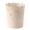 Cubo de Papel Redondo para Uso Doméstico, Cubo de Plástico sin Tapa, Adecuado para Cocina, Baño y WC, Disponible en Tamaños Grande, Mediano y Pequeño