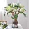 Flores Artificiales, Flores Imperiales, Flores de Princesa, Flores Falsas, Rosas Estilo Europeo para Decoración del Hogar Sala de Estar, Arreglos de Piso para Bodas, Venta al por Mayor Transfronteriza