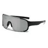 Gafas de sol protectoras cortavientos para ciclismo al aire libre, gafas adelgazantes, gafas de montañismo negras con montura grande de protección UV integrada para esquí