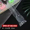 Cuchara grande desechable de plástico para llevar, empaque de comida para llevar, olla caliente, sopa, pescado encurtido, comercial, mango largo, cuchara grande, material de PP