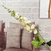 Nuevo Single Delphinium Boda Hotel Auditorio Guía de Carretera Floral Hogar Decoración Suave Flor Falsa Jacinto Arreglo Floral