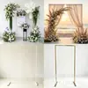 Suporte de arco transfronteiriço, arco de balão em forma de lua, arco de ferro, fundo de casamento, arranjo de decoração floral para cena de festa