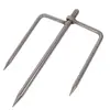Nuevo paraguas de pesca galvanizado con estaca para el suelo, sombrilla, soporte de sombrilla con estaca para el suelo, paraguas de pesca con estaca para el suelo, soporte de sombrilla