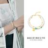 Pulsera de Calabaza Fulu Turquesa de Fujian y Guangdong Plata Esterlina S925 para Mujer DIY Hecha a Mano Cuentas de Jade Hetian Estilo Nacional de Alta Gama