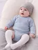 Roupas de bebê Macacão de veludo macio e algodão Classe A Macacão triângulo outono e inverno Macacão de engatinhar macacão de casa para bebê