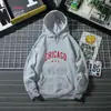 Moletom Transfronteiriço para Mulheres 2025 Outono Inicial Novo Carta Forrado com Fleece com Capuz Estilo Coreano Solto Casual Jaqueta Top Peça Única Lote