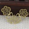 28 * 45mm laço de cobre fundido pendurado diy antigo hairpin cocar acessórios de material de vestuário