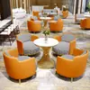 Sofás e Cadeiras de Lobby de Hotel de Luxo Leve, Cabines de Recepção para Área de Descanso de Negócios, Conjuntos de Mesa e Cadeiras para Recepção e Negociação de Escritório de Vendas