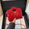 Bordado Lingge Nuevo Estilo Estilo Chanel Bolso de Mujer de Mano Cadena Bolso de Hombro Nicho de Alta Gama Retro Bolso Cruzado para Niños