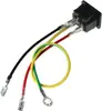 Conector de alimentação C14 IEC250V macho de fibra de vidro com chicote de fios tipo cartão soquete de alimentação AC embutido