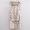 Colete Cozinha Avental de Cozinha Doméstica Estilo Pastoral Simples Roupas de Trabalho Femininas Trabalho Cozinha Anti-incrustante Impressão Respirável Masculina