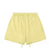 Roupas Masculinas Jie Zhan Shorts Pesados 425g Série Cor Nevoeiro Primavera/Verão 2026 Estilo Básico Streetwear Marca Solta Tendência Calças de Cinco Pontos