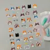 Pegatinas Originales de Gato con Relieve Lindas Impermeables 3D Adorables Huella de Pata de Gato Adhesivas Pegatinas para Uñas Estilo Aa