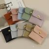 Bolsita Personalizada de Cuero de PU con Botón a Presión Bolsa para Joyería Juego de Forro Interior Bolsa para Joyería Lona con Logo Bolsa con Cordón con Impresión de Logo