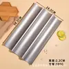 Molde para Pan de Salchicha de Hot Dog, Bandeja para Hornear Casera Antiadherente con Forma Ovalada Larga, Molde Pequeño para Hornear Pan de Molde y Baguette