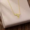 Novo Estilo Chinês Dourado Vietnamita Corrente para Clavícula Feminina Joia de Luxo Leve com Design de Cobra e Borla Longa Duração