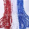 Collar Colgante Cadena de Cuentas Día de la Independencia de EE. UU. Collares de Cuentas de Plástico al por Mayor Día Nacional de EE. UU. Suministros para Fiestas