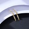 PAG & MAG brincos de diamante longo S925 brincos de prata versão coreana de brincos moda jóias bonitas e elegantes atacado