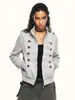 Chaqueta cruzada estilo Napoleón, unisex, adecuada para primavera y otoño, estilo corte europeo, diseño retro, corta y ajustada