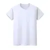 Camiseta 100% Algodão com Logo Personalizado, Gola Redonda Elegante de Manga Curta para Trabalho, Camisetas Culturais para Publicidade em Grupo, Roupas de Trabalho, Bordado e Estampagem