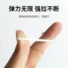 Elástico de borracha de silicone linha de dados branca elástico especial de amarração diâmetro 8*10mm cor não desbotável anel de borracha elástico produtos