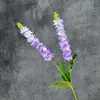 Flor Artificial de 2 Ramas Violeta Decoración para Hogar y Hotel Arreglo para Bodas Jacinto Flores Falsas Hechas a Mano Adornos Venta al por Mayor