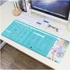 Popular no Tiktok super grande borda de bloqueio SD função excel atalho comum mouse pad de jogo tapete de mesa de escritório