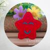 Fábrica de Pasta Bordada Sonriente de Estrella Tela Bordada Pegar Insignia Adhesiva de Tela Etiqueta de Tela Ropa Infantil Parche para Planchar Etiqueta de Pecho Accesorios