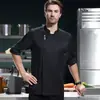 Uniforme de Chef de Catering de un Botón Ropa de Manga Larga para Personal de Servicio de Trabajo de Panadería Pastelería Restaurante