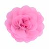 Comércio exterior artesanal tecido flor venda 8cm chiffon peônia flor diy sapatos flor chapéu flor cocar acessórios 28 cores