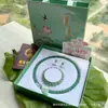 Conjunto de Colar de Jade Dongling Corrente de Contas Redondas Brincos Pulseira Pulseira Joias Presente para Mãe Presente de Dia das Mães