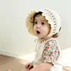 Gorro de Bebé Estilo Primavera y Otoño con Ribete de Encaje Gorro de Princesa Dulce y Lindo para Bebé Niña Algodón Puro con Cordones Gorro Cortavientos con Protección para las Orejas