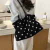 Bolso de Hombro, Bolso para el Trabajo, Bolsa Tote, Estilo Casual, Versátil, Lunares, Nuevo Estilo para Mujer, 2026, Gran Capacidad