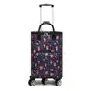 Carrito pequeño para la compra del hogar rueda universal carrito de compras portátil bolso de mano bolsa de compras de papel de aluminio aislante bolsa con ruedas venta al por mayor