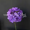 Flor de hortensia artificial grande de un solo tallo de alta gama para decoración de sala de estar, centro de mesa, accesorio de arreglo floral para mueble de TV