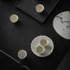 Taza de té elegante con esmalte ceniza estilo Dinastías Tang y Song, Juego de té Kung Fu para uso doméstico, Taza individual para beber té, Taza pequeña de cerámica para degustación de té