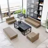 Área de descanso, barbería, sofá largo tipo banco moderno, tienda de ropa, zapatería, silla de espera, sofá estrecho pequeño institucional