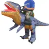 Disfraz inflable de dinosaurio personalizable traje de tiburón alienígena Halloween disfraz divertido para actuación decoración de fiesta