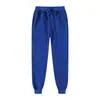 Calça Casual Esportiva Masculina para Exterior, Cor Sólida Solta Longa, Calça de Moletom Casual Tamanho Grande Forrada com Fleece Outono e Inverno, Masculina em Estoque Forrada com Fleece