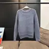 En stock: Suéter corto de punto premium VC con abertura, nuevo top casual holgado de moda