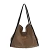 Bolso Tote de Gran Capacidad con Estampado de Leopardo Retro para Mujer Otoño 2025 Nuevo El Más Fácil de Combinar Bolso Cruzado de Hombro Único Casual Empalmado