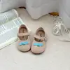 Zapatos Mary Jane de Cuero para Niñas de Primavera y Otoño con Lazo y Hebilla, Zapatos para Niños Pequeños de Suela Suave, Zapatos de Princesa para Bebés Niñas