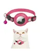 En stock Collar para Gato Airtag Reflectante Anti-pérdida con Cascabel Collar para Gato Rastreador Apple Collar para Mascota Lote