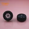 XJ452AH Saco Prata Grosso Roda de Borracha Roda para Veículo Off-road Roda de Brinquedo Pequenas Peças de Fabricação