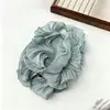 Presilha Banana Flor Plissada Fofa Extra Grande para Mulheres 2026 Novo Estilo Presilha de Cabelo com Toque de Luxo para a Parte de Trás da Cabeça Rabo de Cavalo